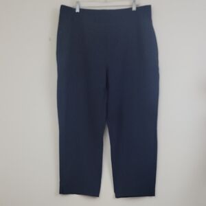 NWOT Kirkland Signature Navy Blue Ankle Cropped Pant Womens XXL